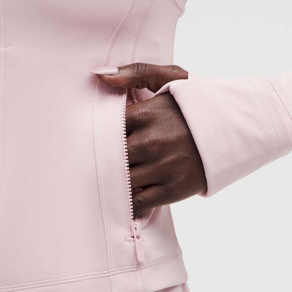 💗 NWT ! Pink Haze Lululemon Define Cropped Jacket Nulu - Picture 3 of 7